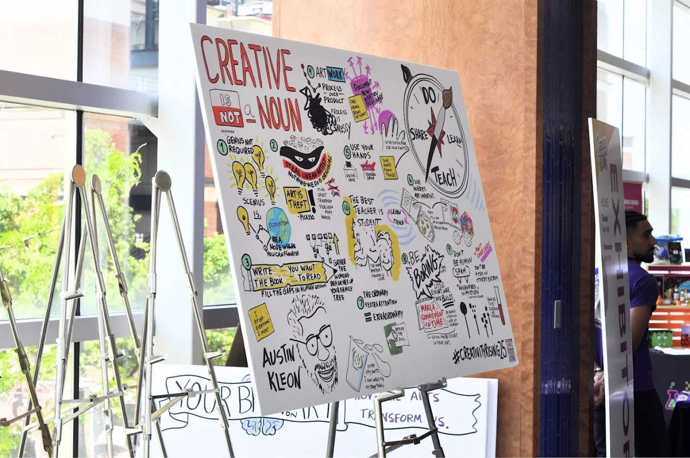 Graphic Recording of a keynote address. in Baltimore, MD.