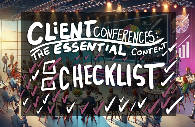 Client Conferences: The Essential Content Checklist for Attendee Engagement