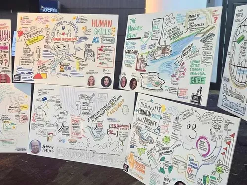 7 Panels Crafted at a conference in Glendale, CA.  Breakout and plenary session topics in the personal finance space.
