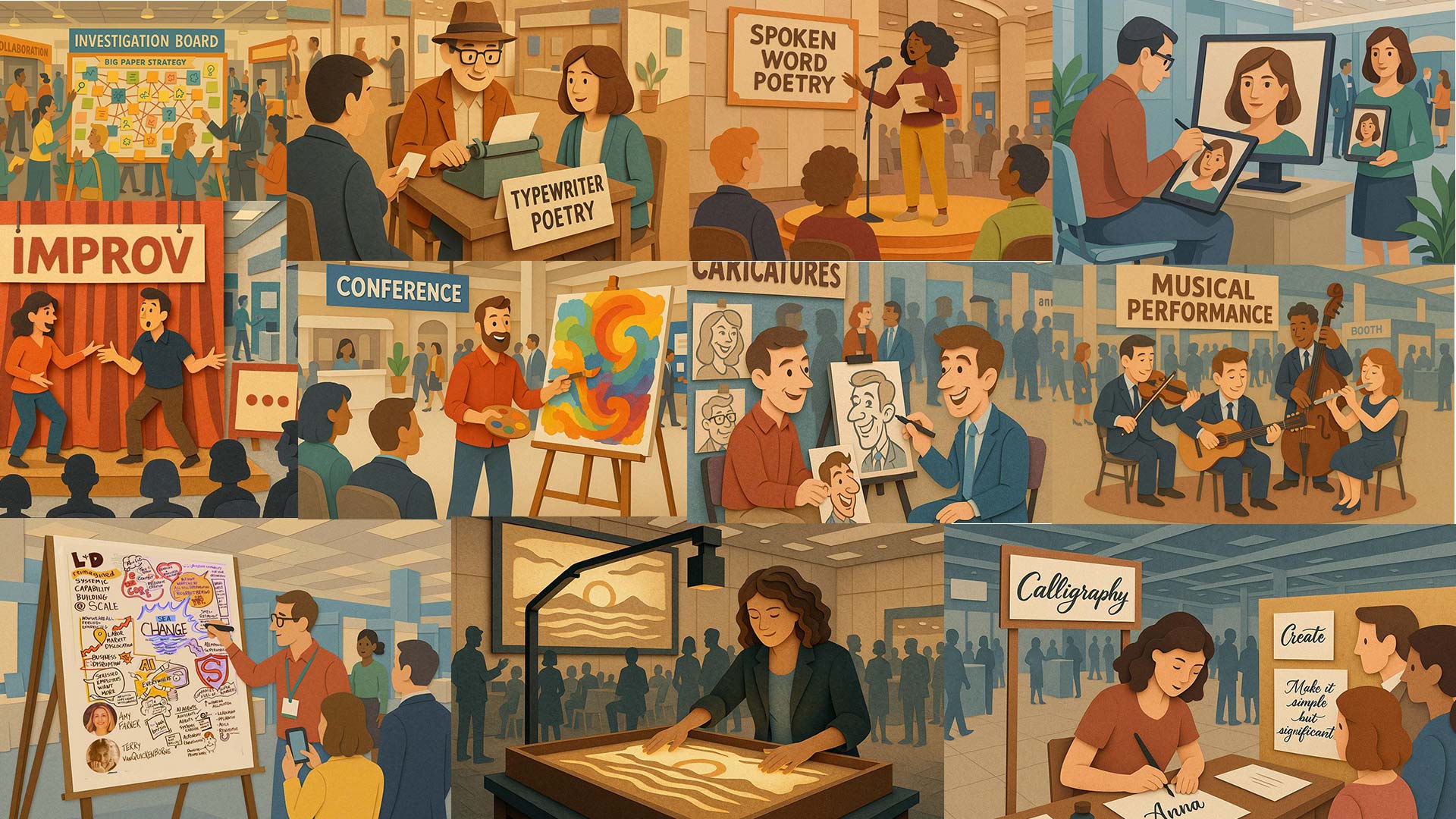 Eleven Types of Conference Artists